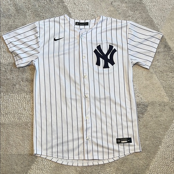 Nike New York Yankees Giancarlo Stanton Pinstripe Jersey - Picture 2 of 12
